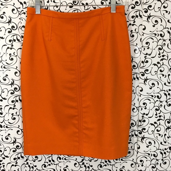 Ann Taylor Dresses & Skirts - Ann Taylor Orange Pencil Skirt